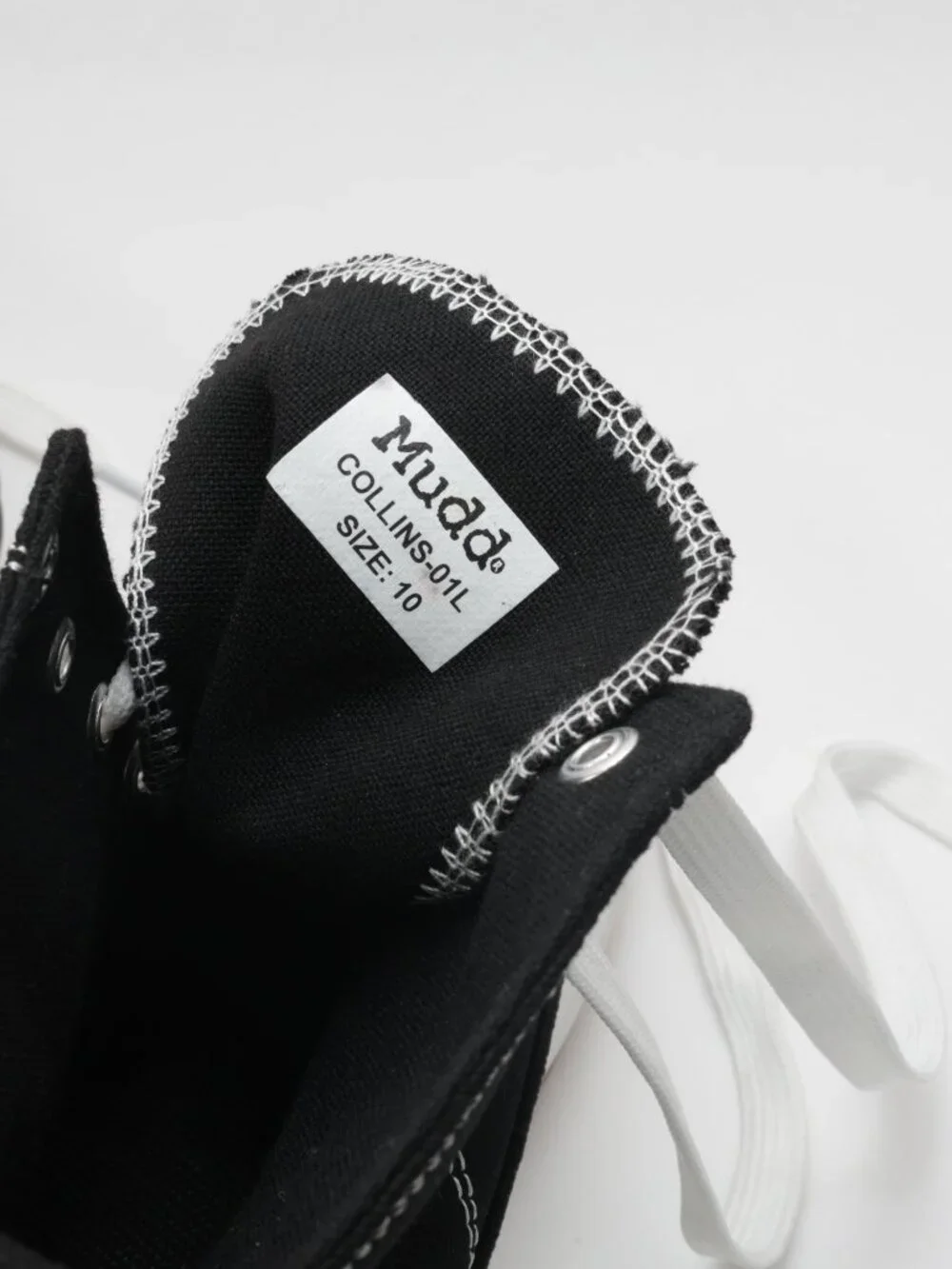 Mudd Gym Platform Lace up wedge sneakers BLACK Women's junior 10